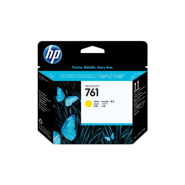 761 originele printkop geel