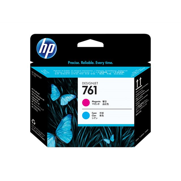 761 originele printkop magenta en cyaan1-pack