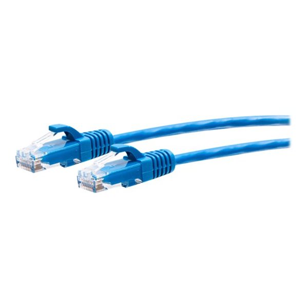 7FT/2.1M CAT6A SLIM PATCH 28AWG BLUE
