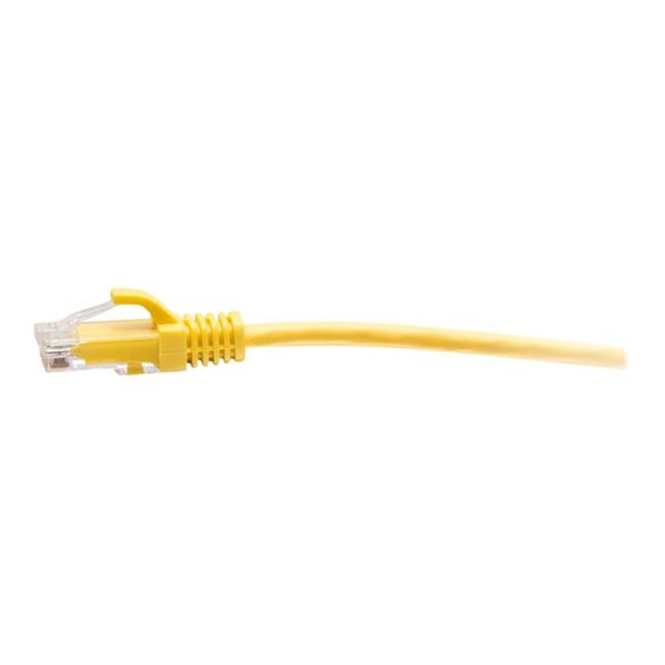 7FT/2.1M CAT6A SLIM PATCH 28AWG YELLOW