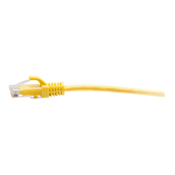 7FT/2.1M CAT6A SLIM PATCH 28AWG YELLOW