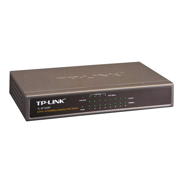 8 port 10/100M PoE Switch