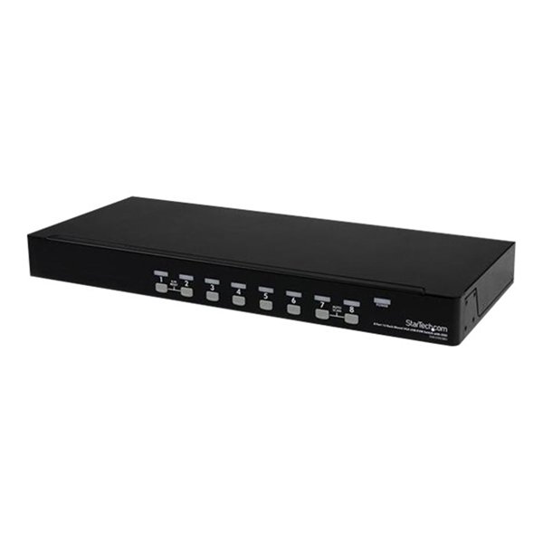 8 Port 1U Rackmount USB KVM Switch