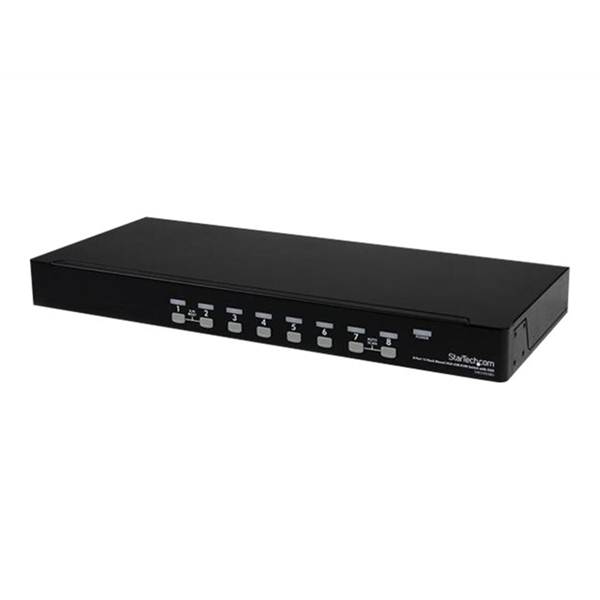 8 Port 1U Rackmount USB KVM Switch