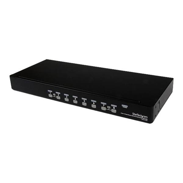 8 Port 1U Rackmount USB PS/2 KVM Switch