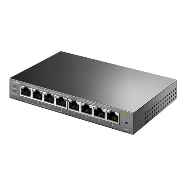 8 Port Easy Smart Switch with 4-Port PoE