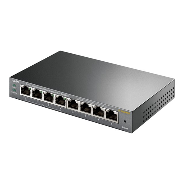 8 Port Easy Smart Switch with 4-Port PoE