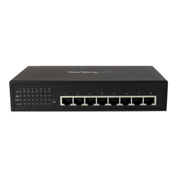 8 Port Industrial Gigabit PoE+ Switch