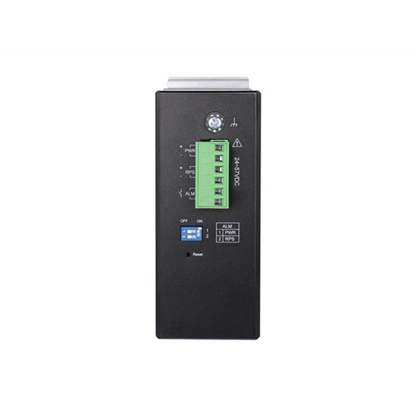 8-Port Managed Industrial Gigabit Ethernet Switch - Layer 2 1 Gbps PoE+ 30W -40to 75C DIN Mount