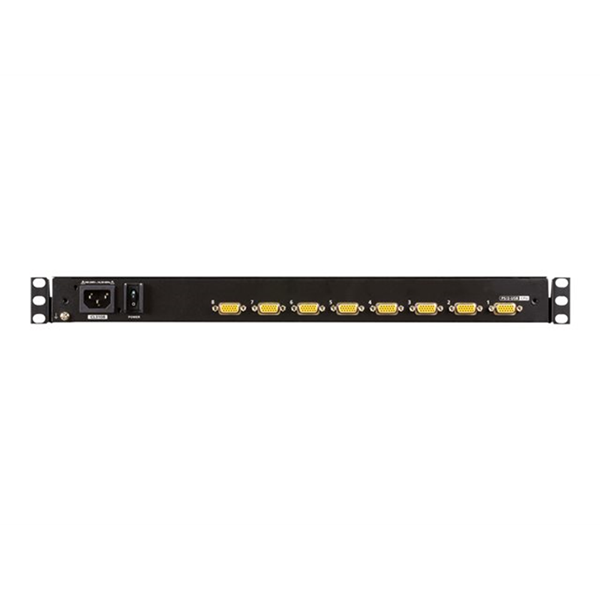 8-Port PS/2-USB VGA Single Rail WideScreen LCD KVM Switch 8-Port PS/2-USB VGA Single Rail WideScreen LCD KVM Switch