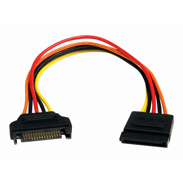 8in 15 pin SATA Power Ext Cable