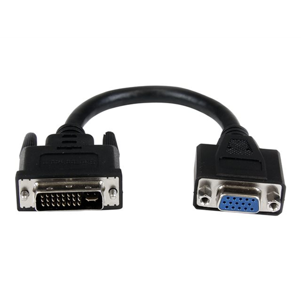 8in DVI to VGA Cable Adapter M/F