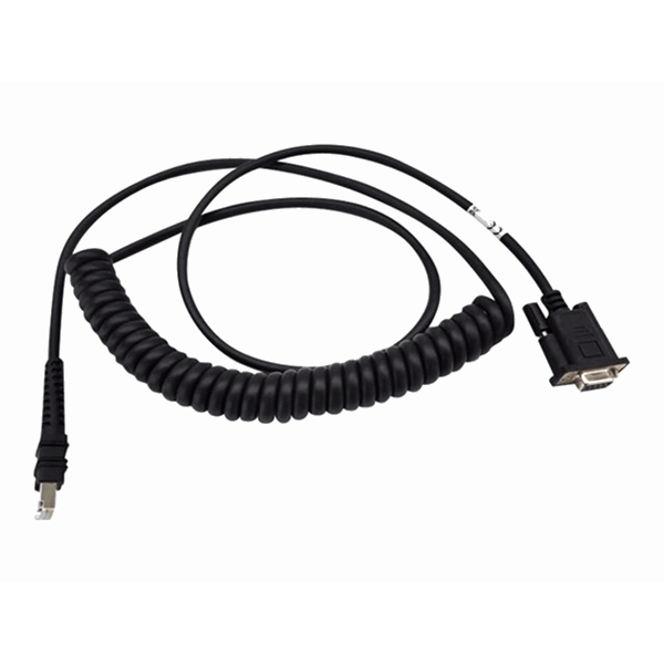 9FT RS232 CABLE DB9-F COILED POWER PIN 9