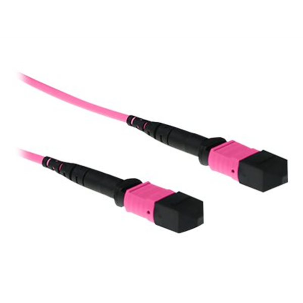 ACT 20 meter Multimode 50/125 OM4 glasvezel patchkabel polarity B met MTP female connectoren