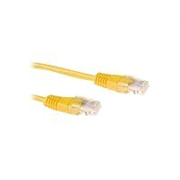 ACT Gele 3 meter U/UTP CAT6 patchkabel met RJ45 connectoren ACT Gele 3 meter U/UTP CAT6 patchkabel met RJ45 connectoren