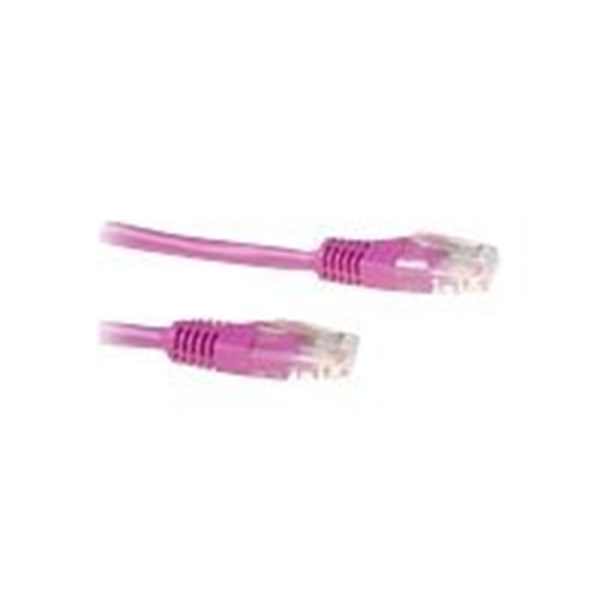 ACT Roze 1 meter U/UTP CAT6 patchkabel met RJ45 connectoren