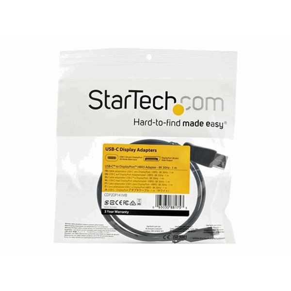 Adapter Cable - 8K USB-C to DP - 3.3 ft.