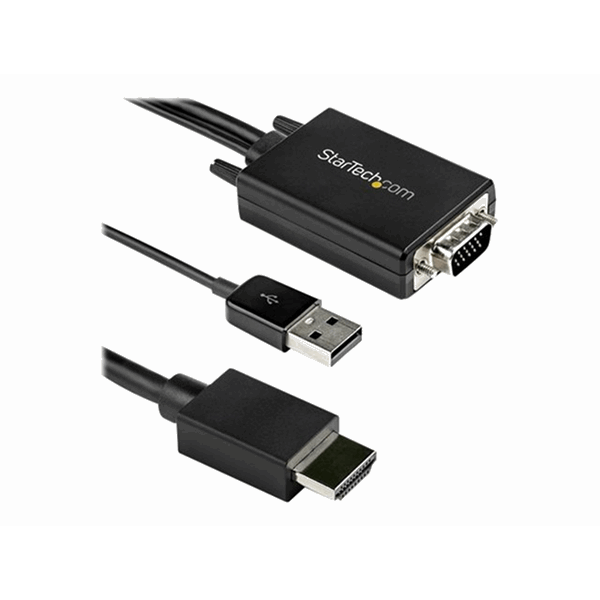 Adapter - VGA to HDMI - 2 m 6.6 ft.