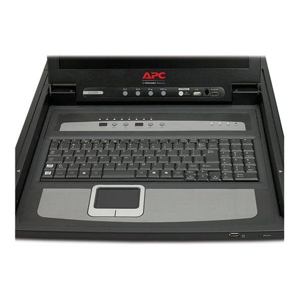 APC 17" Rack LCD Console w 8-P KVM Sw