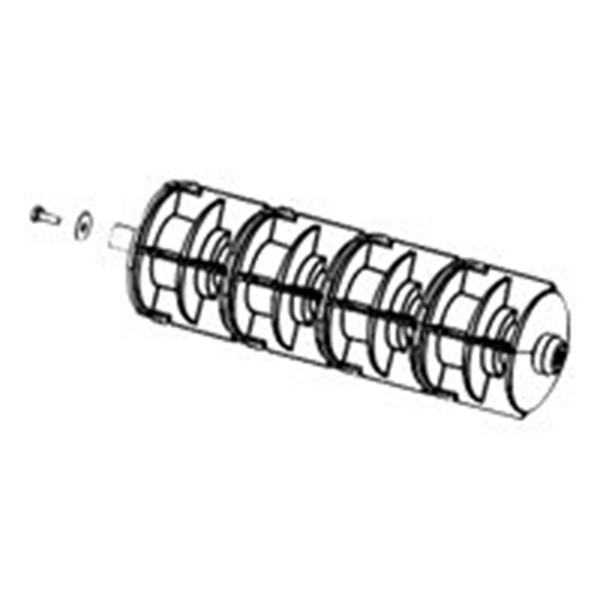 ASSY, MEDIA SUPPLY HUB H8 - METAL
