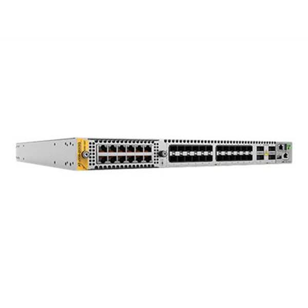 AT-x950-28XSQ-B01\Advanced Layer 3 switch with SFP+ slot x 24- QSFP/QSFP28 slots x 4- Expansion slot x 1- Dual Hotswap PSU Bays. 1 year NCP support (Start date AT-x950-28XSQ-B01\Advanced Layer 3 switch with SFP+ slot x 24- QSFP/QSFP28 slots x 4- Expansion slot x 1- Dual Hotswap PSU Bays. 1 year NCP support (Start date
