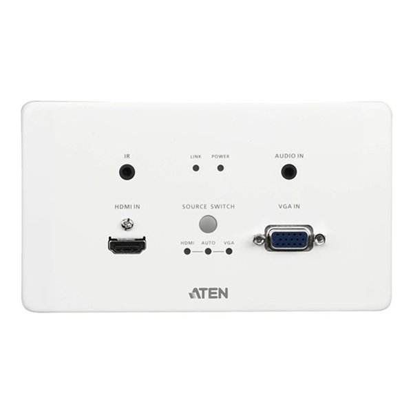 Aten HDMI VGA HDBaseT Transmitter with EU Wall Plate / POH
