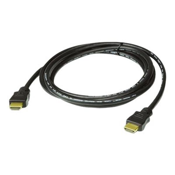 Aten High Speed HDMI Cable with Ethernet  True 4K ( 4096X2160   60Hz): 3 m HDMICable with Ethernet