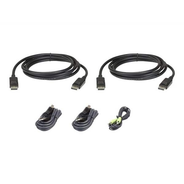 Aten USB DP Dual Display Secure KVM: 1.8M USB D Dual Display