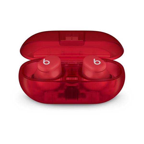 Beats Solo Buds Transparent Red