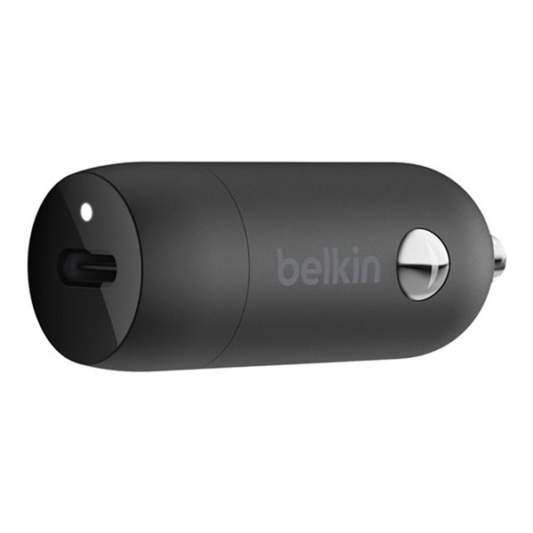 BELKIN 30W USB CAR CHARGER C-LTG 1M BLK