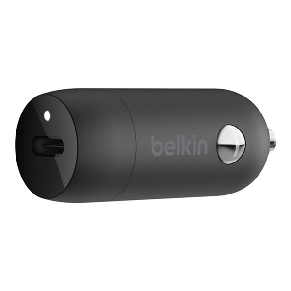 BELKIN 30W USB CAR CHARGER C-LTG 1M BLK