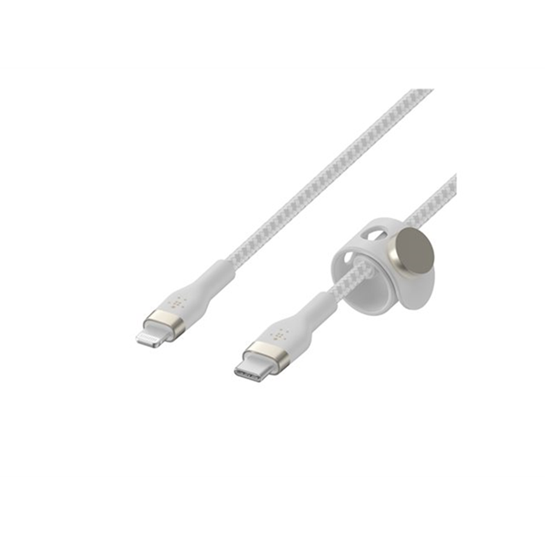 Belkin CHARGE USB-C LTG Braided Sil 3M W