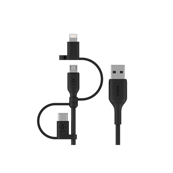 Belkin UNIVERSAL CABL MUSB LTG USBC BLK