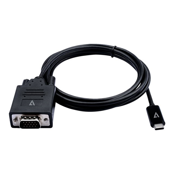 BLACK USB-C TO VGA VIDEO CABLE USB-C MAL