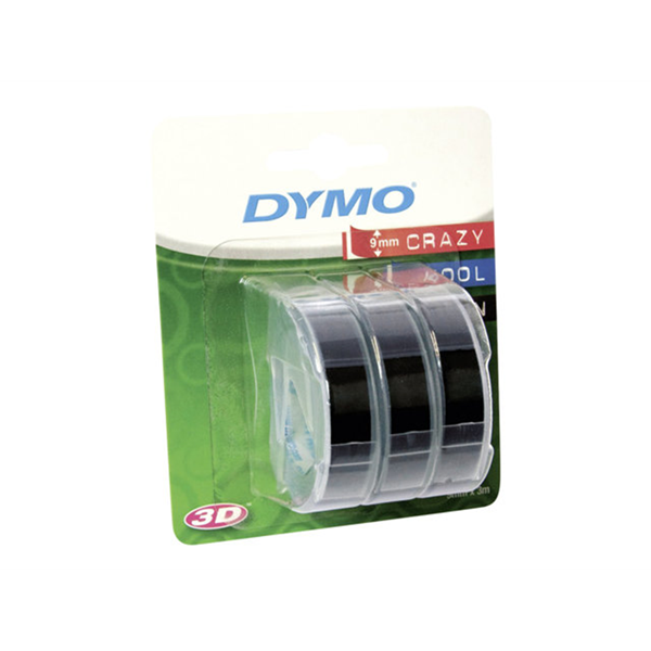 BLISTER 3 TAPES ZWART