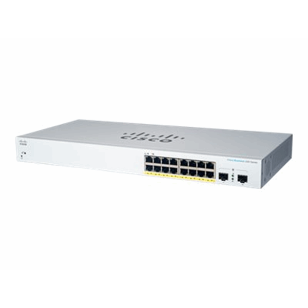 Bus 220 SmtSwitch 16p GE PoE 2x1G SFP