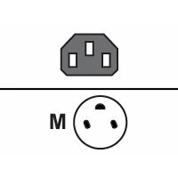 Cable/2.8m 10Aline C13-DK2-5A DEN