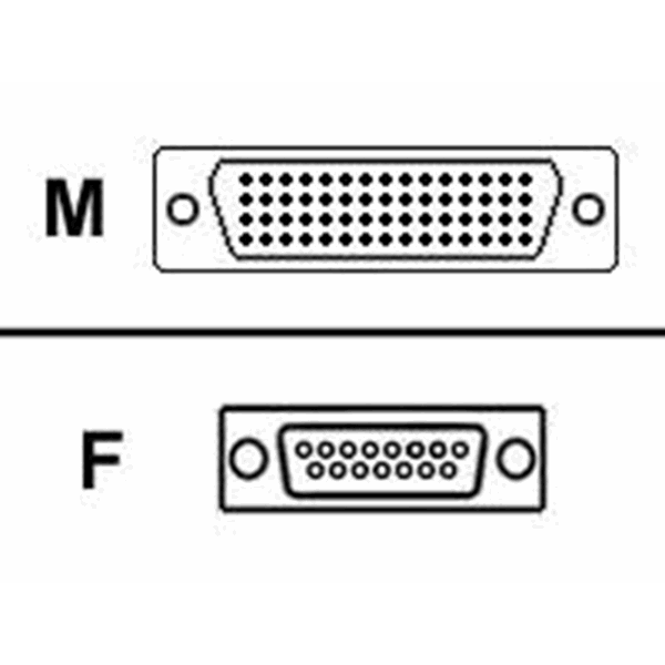 Cable/DCE Male RS-232>Smart Ser 3m