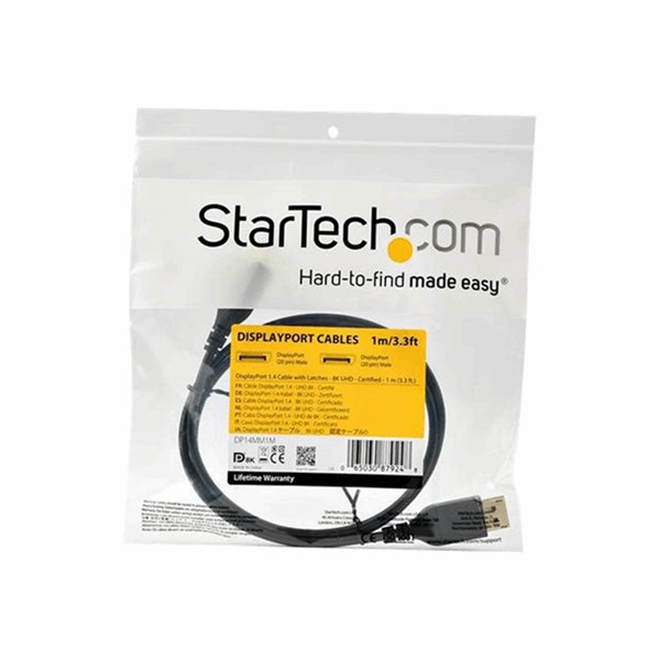 Cable - DisplayPort 1.4 - 1m 3.3 ft