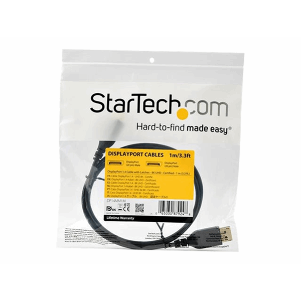 Cable - DisplayPort 1.4 - 1m 3.3 ft