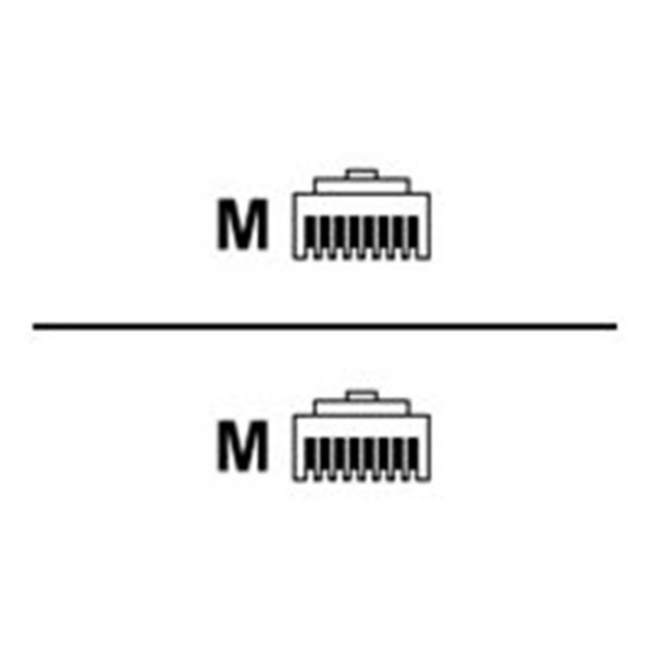 Cable/ISDN BRI ST>RJ45 1.8m Orange