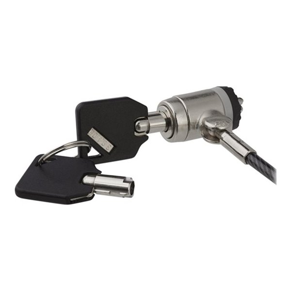 Cable Lock - Keyed - Push-to-Lock Button