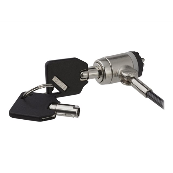 Cable Lock - Keyed - Push-to-Lock Button