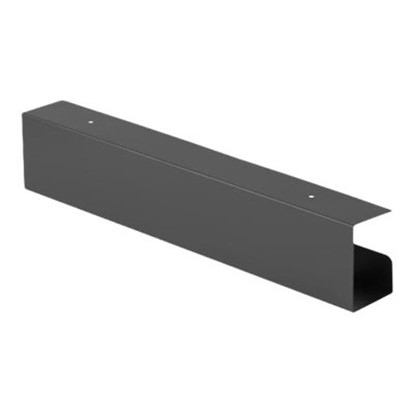 Cable management tray under desk black