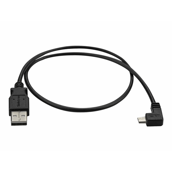 Cable Micro USB Right Angle 24AWG - 0.5m Cable Micro USB Right Angle 24AWG - 0.5m