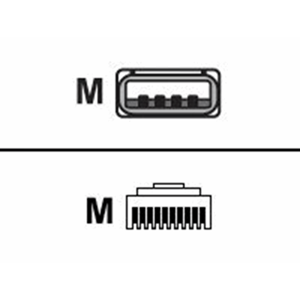 CABLE SHIELD USB SER A CONNECT