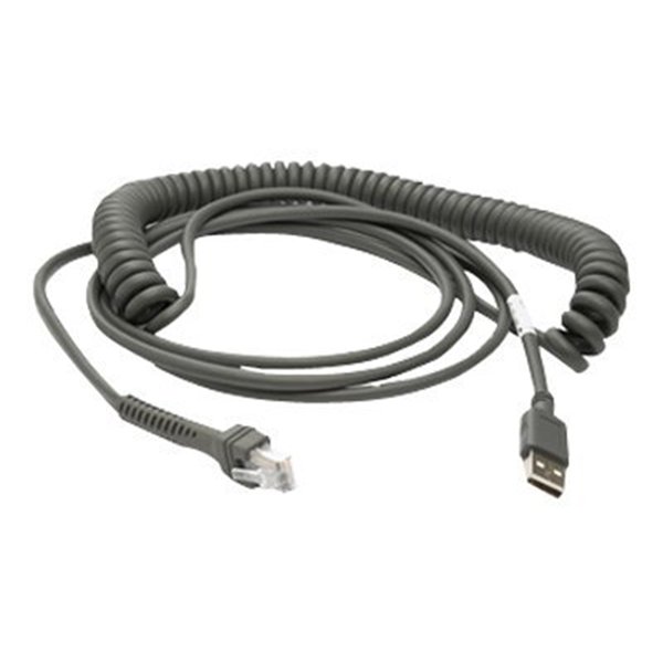Cable USB type A coiled - 4.54m