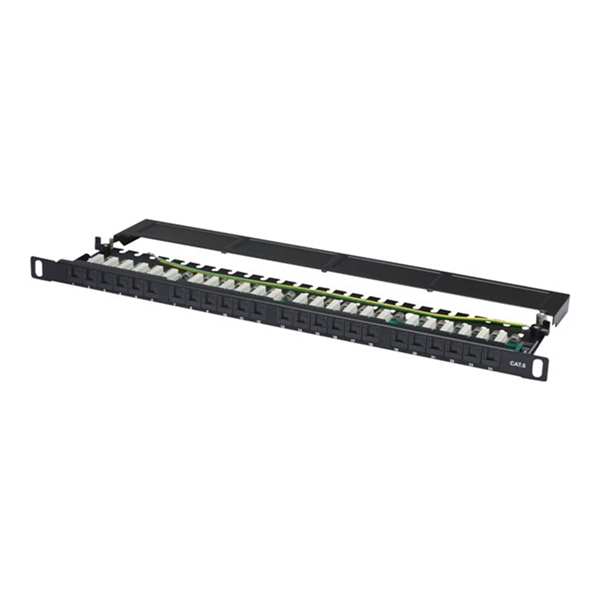 CAT 6 PATCH PANEL UNSHIELDED 24-PORT RJ