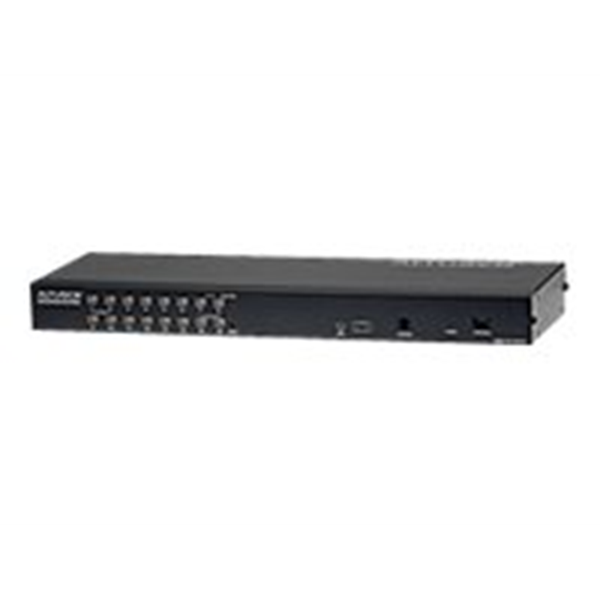 CAT5e/6 KVM Over IP 16 Port RJ45 High-Density KVM. Over theNET. Daisy Chain. 2eConsole Port by laptop
