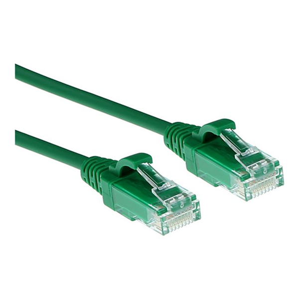 CAT6 U/UTP SLIMLINE GN 10.00M